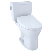Load image into Gallery viewer, TOTO Drake Two-Piece Toilet w/ WASHLET+ S550e in Cotton, 1.28 or 0.8 GPF - TOTO MW7463056CEMG#01